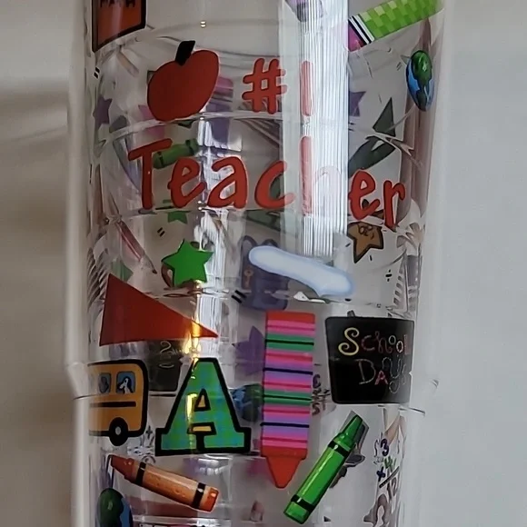 Tervis #1 Teacher Tumbler 24 oz - Picture 9 of 9